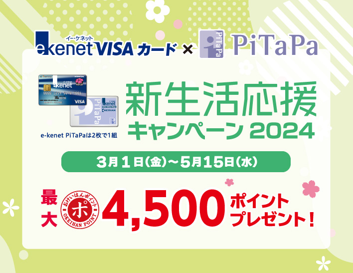 e-kenet Visaカード 新生活応援キャンペーン